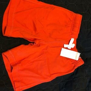 BNWT Gymboree orange cotton shorts size 6